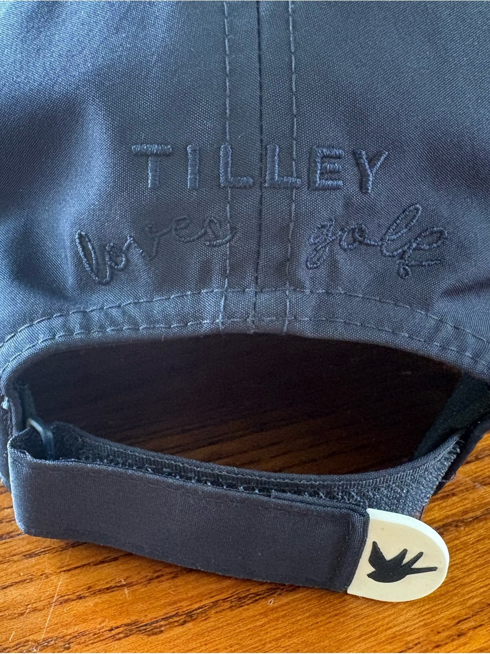 Tilley Men's Navy Blue Adjustable Cap Custom Logo
